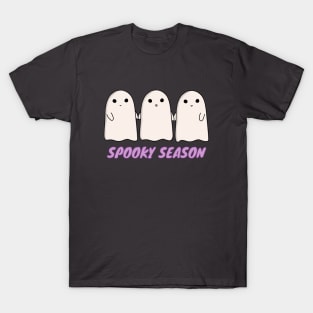 Spooky Season Three Ghost Friends T-Shirt